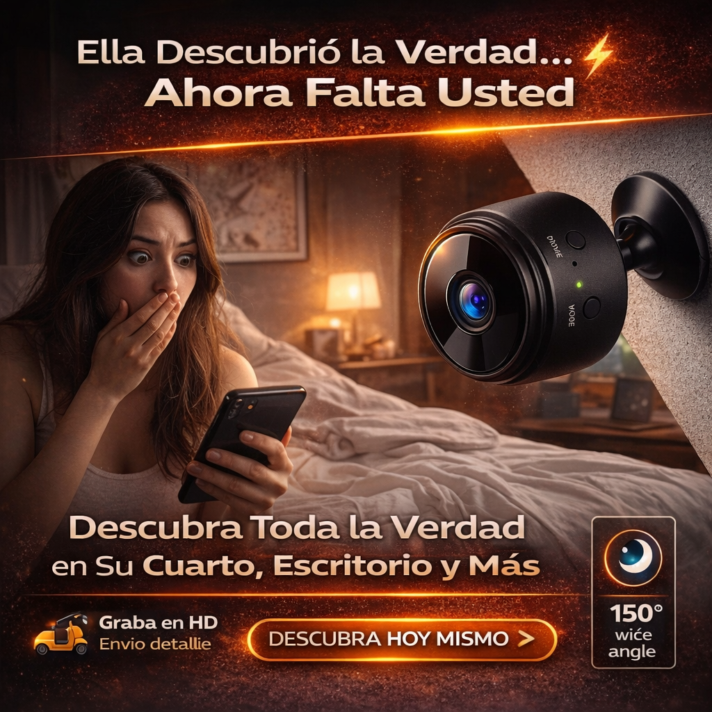 📹 MINI CÁMARA ESPÍA: DESCUBRE LA VERDAD 👀 | HOY 50% OFF🔥