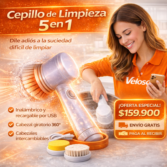 Cepillo De Limpieza 5 En 1 Magic Brush – Limpieza sin esfuerzo 💦