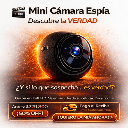 📹 MINI CÁMARA ESPÍA: DESCUBRE LA VERDAD 👀 | HOY 50% OFF🔥