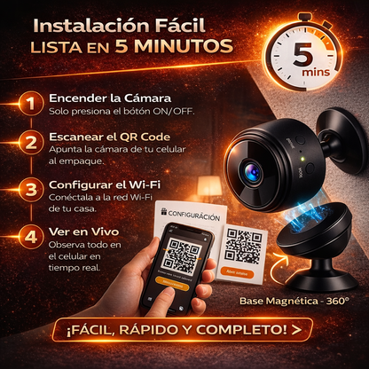 📹 MINI CÁMARA ESPÍA: DESCUBRE LA VERDAD 👀 | HOY 50% OFF🔥