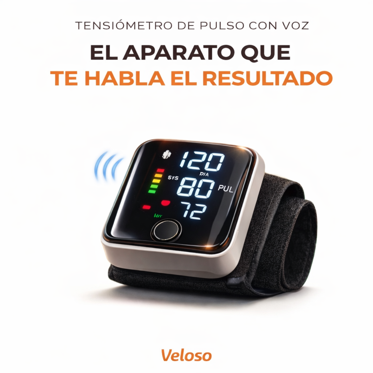 TENSIÓMETRO DIGITAL DE PULSO CON VOZ | ESTUCHE REGALO ESPECIAL | HOY 50% OFF🔥