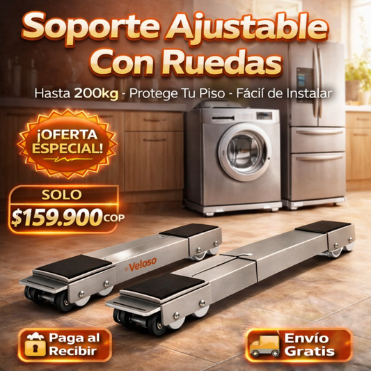 SOPORTE MÓVIL CON RUEDAS PARA ELECTRODOMÉSTICOS | ÚLTIMO DÍA CON PRECIO ESPECIAL🔥