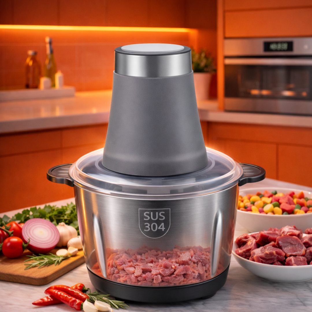 MOLINO PICADOR ELÉCTRICO 2 LITROS - ACERO INOXIDABLE 🔥